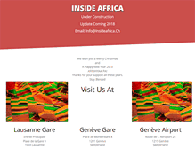 Tablet Screenshot of insideafrica.ch